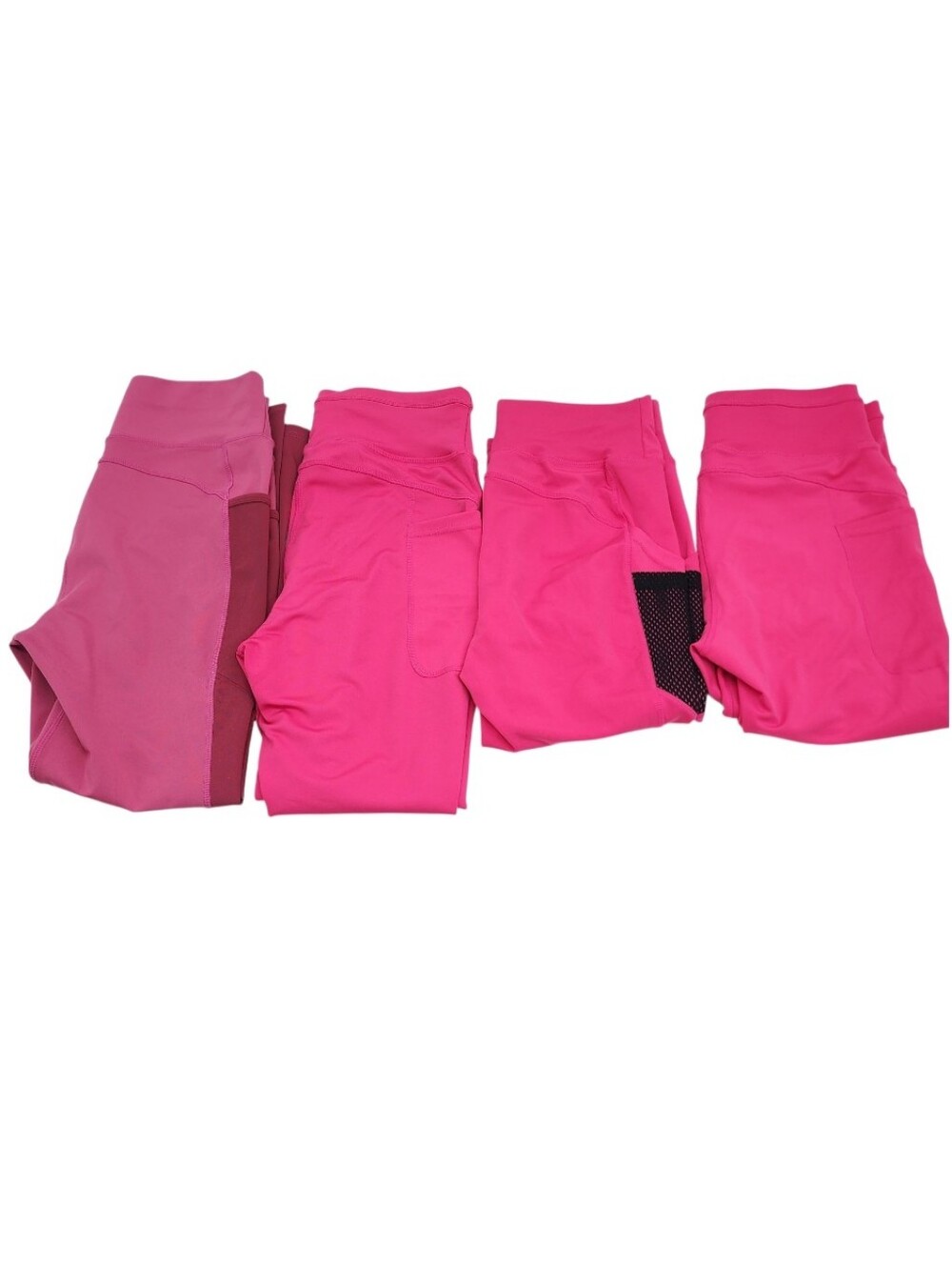 POP Fit Pink Leggings 4PK Sz Lg Workout Activewear Sports